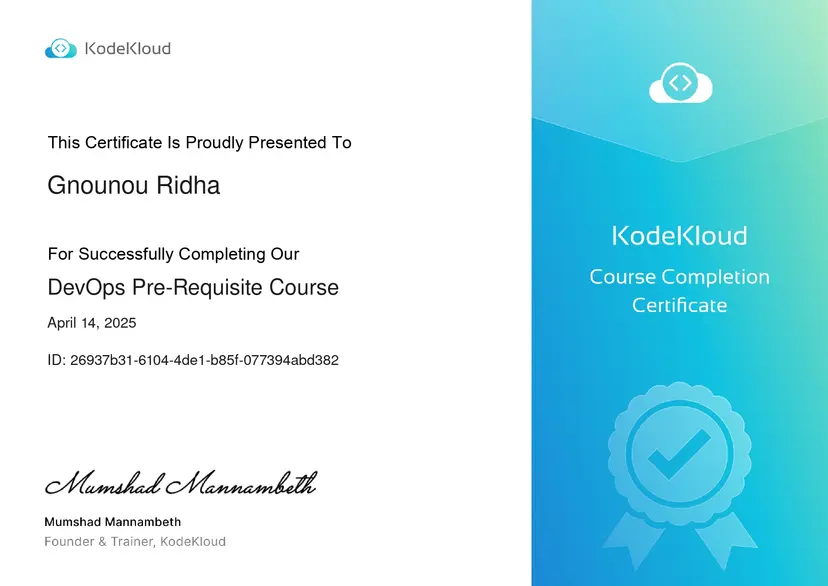Ridha Gnounou | DevOps & Cloud Security